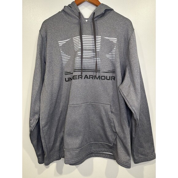 Under armour Other - Under Armour Hoodie Mens XL Gray Loose Fit Long Sleeve Pullover UA Logo Athlete